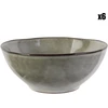 Image de Home Deco Factory - 6 Coupelles Au Grès du temps grises - D.14.5 cm OS