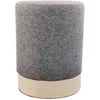 Image de HOME DECO FACTORY - Hd6371 - Pouf Scandinave Anthracite 30 cm - Mobilier Assise pour entrée Salon Chambre Salle À Manger - Dimensions : 30X30X40 cm
