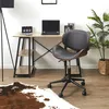 Image de Home Deco Factory - Chaise à Roulettes Reno noire - 51x51.5x77 cm OS