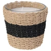 Image de Home Deco Factory - Bougie parfumée Ambre modèle aléatoire - 3 mèches 25h OS