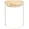 Image de Cook Concept - Bocal en Verre et Bambou transparent - 10.3x10.3x20 cm OS