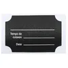 Image de COOK CONCEPT - KA4628 Étiquettes Auto-Adhésives pour Bocaux - Conçues pour Cuisine et Bureau - Design Élégant Noir et Blanc - Lot de 24 - Taille Standard - Couleur Noir et Blanc