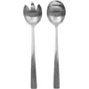 Image de HOME DECO FACTORY - KA4663 Couverts à Salade Inox X2, Accessoire de Table en Inox Brossé Gris, Durable et Facile à Nettoyer, Dimensions 23 x 4,5 x 2,1 cm