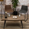 Image de Home Deco Factory - Table basse Forest noir/marron - 100x49x38 cm OS