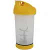 Image de COOK CONCEPT - KA4792 Mixeur à Fruits Manuel 45Cl - Conçu pour Milkshakes et Plus - Acier Inoxydable - Dimensions 20 cm - Couleur Jaune - Blanc - Transparent