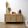 Image de Home Deco Factory - Buffet 3 portes Bali marron - 115x70x39 cm OS