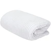 Image de Home Deco Factory - Plaid flanelle cotelé sherpa écru - 180x220 cm OS