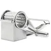 Image de COOK CONCEPT - KU6648, Râpe à Fromage Manuelle en INOX, Design Moderne et élégant, Facile à Utiliser et à Nettoyer, Dimensions compactes 20x6x8 cm, Couleur Argent