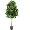 Image de HOME DECO FACTORY Plante Artificielle Oranger 120 cm Déco Réaliste Vert