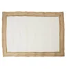 Image de HOME DECO FACTORY - TX9331 Tapis en Jute et Coton - Conçu pour Salon, Chambre Ou Salle D'Attente - Design Moderne - Dimensions 120 x 170 cm - Couleur Écru