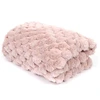 Image de Home Deco Factory - Plaid en fausse fourrure Opulence rose - 120x150 cm OS