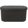 Image de HOME DECO FACTORY - HD0194, Coffre Banc Pliable Noir, Modèle Pills M2, Mobilier, Assise, Coffre et Banc Pliable, 76x38x38 cm, Hauteur Assise 38 cm, Noir