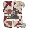 Image de HOME DECO FACTORY - TX0203 Plaid Tufte à Motifs Multicolore 150x200 cm, Textile d'Intérieur, Jeté de Lit, Confort Agréable pour Canapé et Chambre, Design Élégant