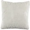 Image de HOME DECO FACTORY - TX0238 Coussin Flanelle Douce à Grosses Côtes - Design Moderne, Polyvalent pour Canapé ou Lit - Facile à Entretenir - 40x40 cm - Blanc, Gris, Rouge