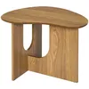 Image de HOME DECO FACTORY - Table d'appoint contemporaine Calypso - Design élégant et Polyvalent - idéale pour Tous Les espaces - Facile à Entretenir - Marron - 60x42x48 cm - Modèle Calypso
