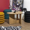 Image de Home Deco Factory - Table d'appoint Calypso marron - 60x48x42 cm OS