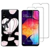Image de NOVAGO Compatible avec Samsung Galaxy A10S -Pack Complet- Coque Résistante Transparente avec Motif imprimé+ 2 Films Protection écran Verre trempé (Ballon)
