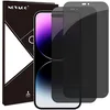 Image de NOVAGO Compatible avec iPhone 14 Pro Max - Lot de 2 Films Vitre Protection Écran Verre Trempé Résistant 0.33 mm 9H (Teinté Anti-Espion), Confidentialité Totale et Anti-Rayures