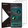 Image de NOVAGO Compatible avec Google Pixel 6a 5G -Pack de 2 Films Protection écran en Verre trempé Solide 9H (Transparent, Compatible Coque)