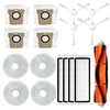 Image de NOVAGO compatible avec aspirateur robot Dreame L10s Ultra/L10 Ultra/L10s Pro/L10 Prime - (1 Brosse Principal+4 sacs poussieres+4 filtres+ 4 brosse latérale + 4 serpillères) (lot de 17 pièces)