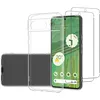 Image de NOVAGO Coque Compatible avec Google Pixel 8 5G - Housse Transparente en Silicone TPU Gel Souple - Protection Arrière Antichoc