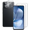 Image de NOVAGO Compatible avec Realme Note 70T - Pack de 4 Films vitre verre trempé donc 2 pour écran et 2 pour l'objectif caméra arrière