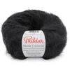 Image de Phildar - Pelote de Laine Phil Chic - Laine à Crocheter et à Tricoter - 32% LAINE,16% POLYAMIDE,2% ELASTHANNE,50% KID MOHAIR - Aiguille n°6 - Couleur NOIR