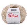 Image de Phildar - Pelote de Laine Phil Starlight - Laine à Crocheter et à Tricoter - 80% COTON,20% POLYESTER METALLISE - Aiguille n°3 - Couleur JAUNE