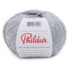 Image de Phildar - Pelote de Laine Phil Starlight - Laine à Crocheter et à Tricoter - 80% COTON,20% POLYESTER METALLISE - Aiguille n°3 - Couleur GRIS