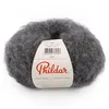 Image de Phildar - Pelote de Laine Phil Chic - Laine à Crocheter et à Tricoter - 32% LAINE,16% POLYAMIDE,2% ELASTHANNE,50% KID MOHAIR - Aiguille n°6 - Couleur GRIS