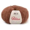 Image de Phildar - Pelote de Laine Phil Felin - Laine à Crocheter et à Tricoter - 24% POLYAMIDE,2% ELASTHANNE,26% KID MOHAIR,48% LAINE (MERINOS) - Aiguille n°6 - Couleur MARRON