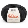 Image de Phildar - Pelote de Laine Phil Origin - Laine à Crocheter et à Tricoter - 100% COTON - Aiguille n°3 - Couleur NOIR