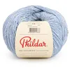 Image de Phildar - Pelote de Laine Phil Couture Ete - Laine à Crocheter et à Tricoter - 64% COTON,2% POLYAMIDE,34% POLYESTER METALLISE - Aiguille n°3 - Couleur BLEU
