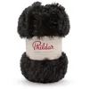 Image de Phildar - Pelote de Laine Phil Inuit - Laine à Crocheter et à Tricoter - 100% POLYESTER - Aiguille n°8 - Couleur NOIR