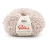 Image de Phildar - Pelote de Laine Phil Alpaga Boucle - Laine à Crocheter et à Tricoter - 60% LAINE,40% ALPAGA - Aiguille n°6 - Couleur BLANC