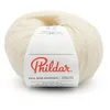 Image de Phildar - Pelote de Laine Phil Soie Mérinos - Laine à Crocheter et à Tricoter - 30% SOIE,10% KID MOHAIR,60% LAINE (MERINOS) - Aiguille n°3.5 - Couleur BLANC