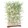 Image de PEGANE Plante Artificielle Haute Gamme Spécial extérieur/Haie Artificielle Bambou Coloris Vert - Dim : 190 x 35 x 110 cm