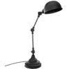 Image de PEGANE Lampe de Bureau en métal Couleur Noire - L.32 x l.15 x H.55 cm