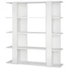 Image de PEGANE Etagère Murale, bibliothèque en Bois Coloris Blanc - Longueur 110 x Profondeur 29 x Hauteur 122 cm
