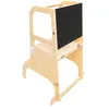 Image de PEGANE Tour d'observation pour Enfant en Bois Coloris Beige - Longueur 57 x Profondeur 52 x Hauteur 91 cm