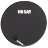 Image de HDSAT Parabole Satellite Fibre Composite Gris Anthracite 75cm + Brides INOX Anti Corrosion