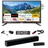 Image de Antarion Pack TV LED 21.5" 54cm Smart Connect Lecteur DVD + Barre de Son Compacte