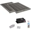 Image de Pack ANTARION 2x Panneaux solaire 120W + kit de pose avec régulateur MPPT 320W 20A