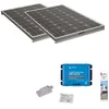 Image de Pack 2x Panneaux solaire 120W + Kit de pose avec régulateur de charge Victron MPPT 440W 30A