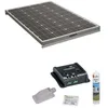 Image de Pack ANTARION Panneau solaire 160W camping car + Kit de pose solaire avec régulateur de charge PWM 160W 10A