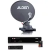 Image de Pack ALDEN Onelight Parabole Automatique 60cm + Récepteur Satellite SATMATIC HD TNTSAT