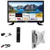 Image de Antarion Pack TV LED 21.5" 54cm Téléviseur Full HD Andoid Smart + Support TV Camping Car