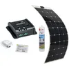 Image de Pack ANTARION Panneau Solaire Souple 150W Camping car Van Life + régulateur solaire SC10