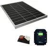 Image de PACK EZA Panneau Solaire 130W Monocristallin + Régulateur Solaire MPPT LCD 10A + 3 M Kit Adhésif