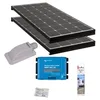 Image de Pack ANTARION BLACK BOOSTER 2x Panneaux Solaires 140W + Régulateur solaire VICTRON 30A